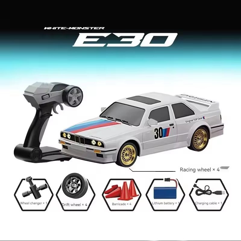 2.4G RC 30Km/h 4WD BMW E30 Drifting Car