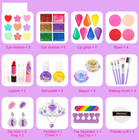 Realistic Girls Makeup & Jewellery Treasure Box