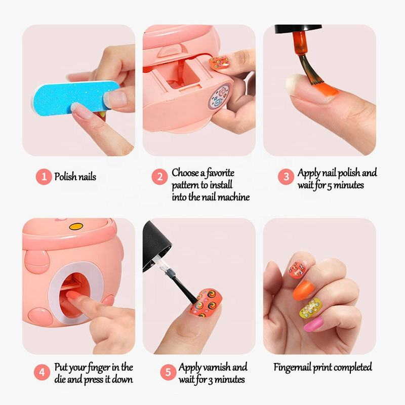 22Pcs Realistic Nail Art Machine Set