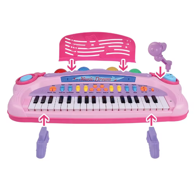 37 Keys Electric Musical Piano With Microphone