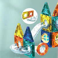 68Pcs Space Magnetic Pipeline Building Block