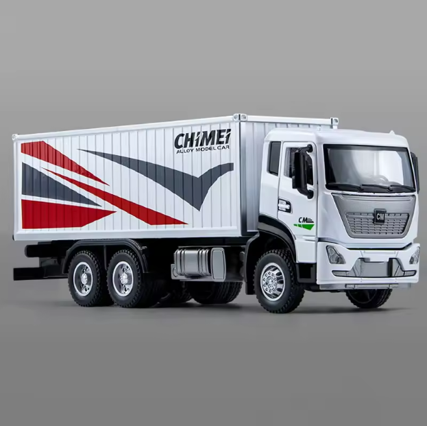 1:32 Diecast Ornaments Container Transport Truck