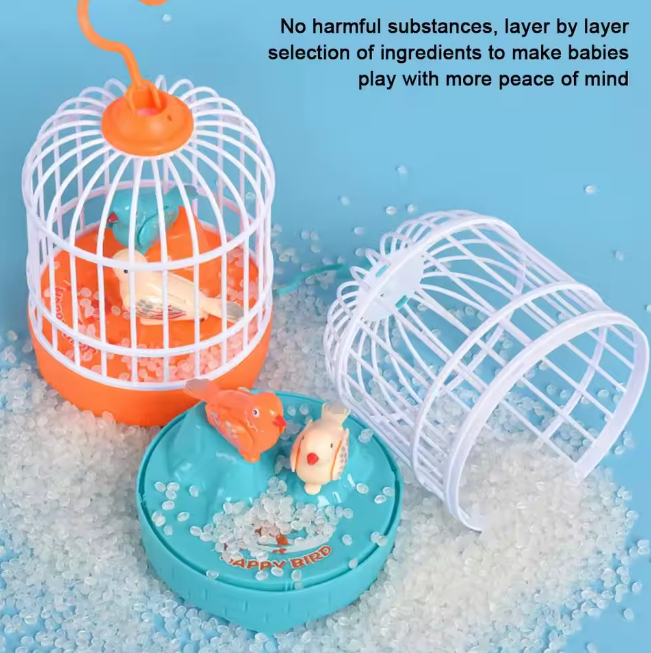 Hand Sensored Repeating Function Bird Cage Toy