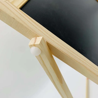 Wooden Multi-Functional Logarithmic Black & White Writing Board