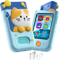 Kids Kitty Rotating Dual Camera Digital Touch Phone