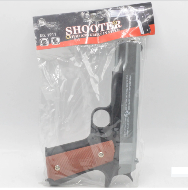 Metal Gun Shooter Toy With Pellets