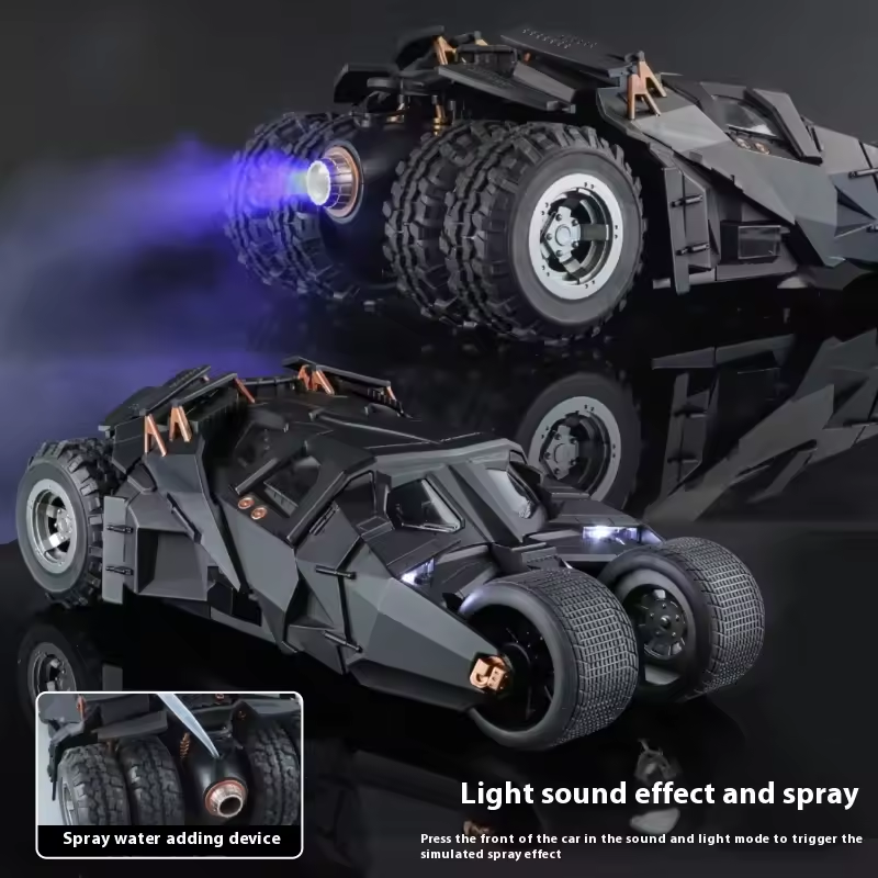 1:18 Diecast Batman Model Car With Smoke