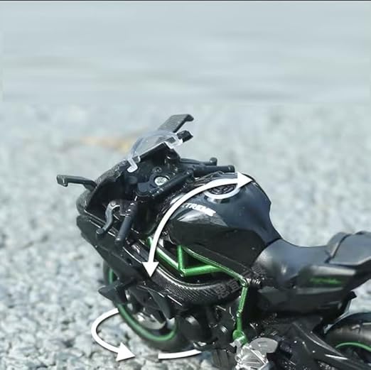 1:12 Mini Diecast Kawasaki Model Bike