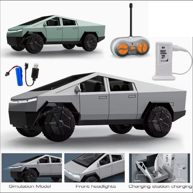 1:30 RC Tesla Electric EV Pickup Truck