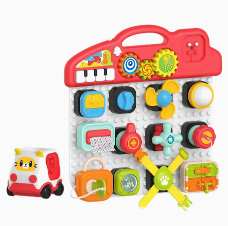 Huanger Montessori Musical Activity Puzzle Board