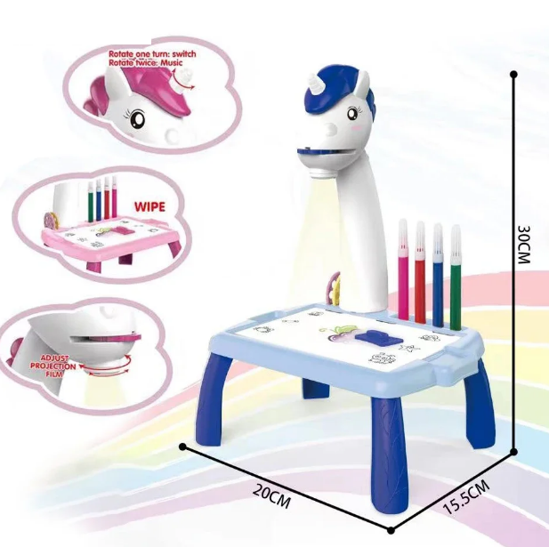 Mini Kids Projector Painting & Graffiti Table