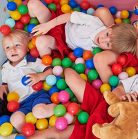 50Pcs Kids Multicolored Plastic Soft Balls