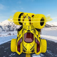 1Pc Double-Sided Inertial Stunt Car