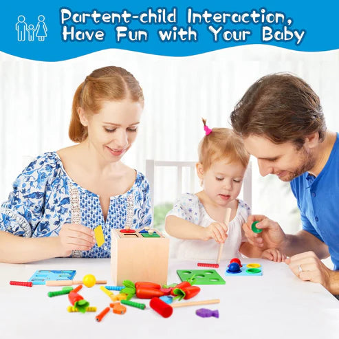 5in1 Wooden Montessori Educational Toy