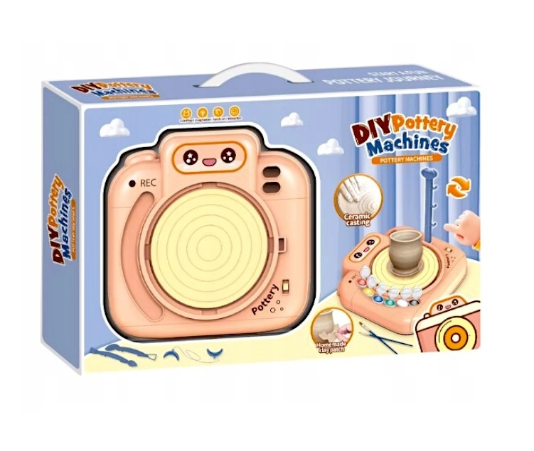 Electric DIY Kids 3D Clay Pottery Machine