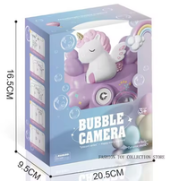 Kids Dream Unicorn Colorful Bubble Camera
