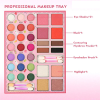 48Pcs Realistic Princess Book Shape Makeup Kit