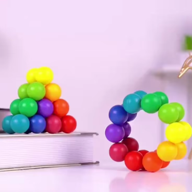 Montessori Rainbow Twisting Magic Puzzle Balls