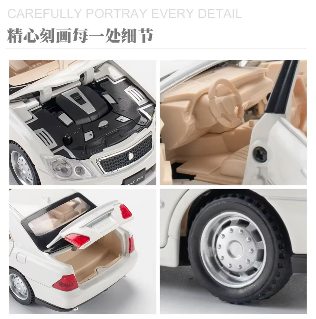 1:32 Diecast Toyota Crown Model Car