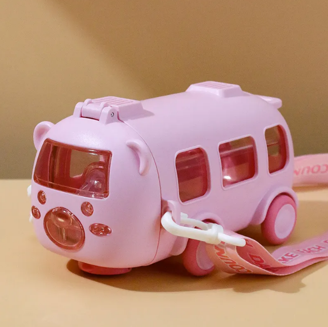 500ml Premium Cute Bus Design Kids Water Bottle