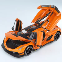 1:24 Diecast Koenigsegg Model Car With Smoke