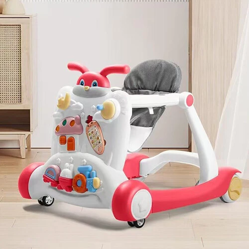 Multi-functional Baby Activity & Musical Walker - Pink
