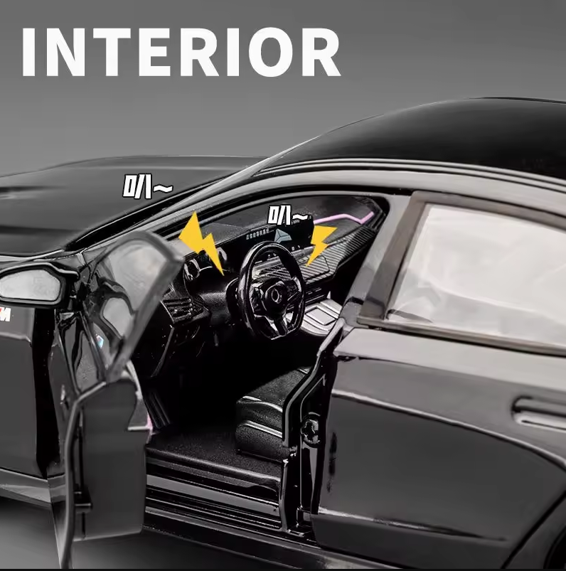 1:24 Diecast BMW THE i5 M60 Model Car