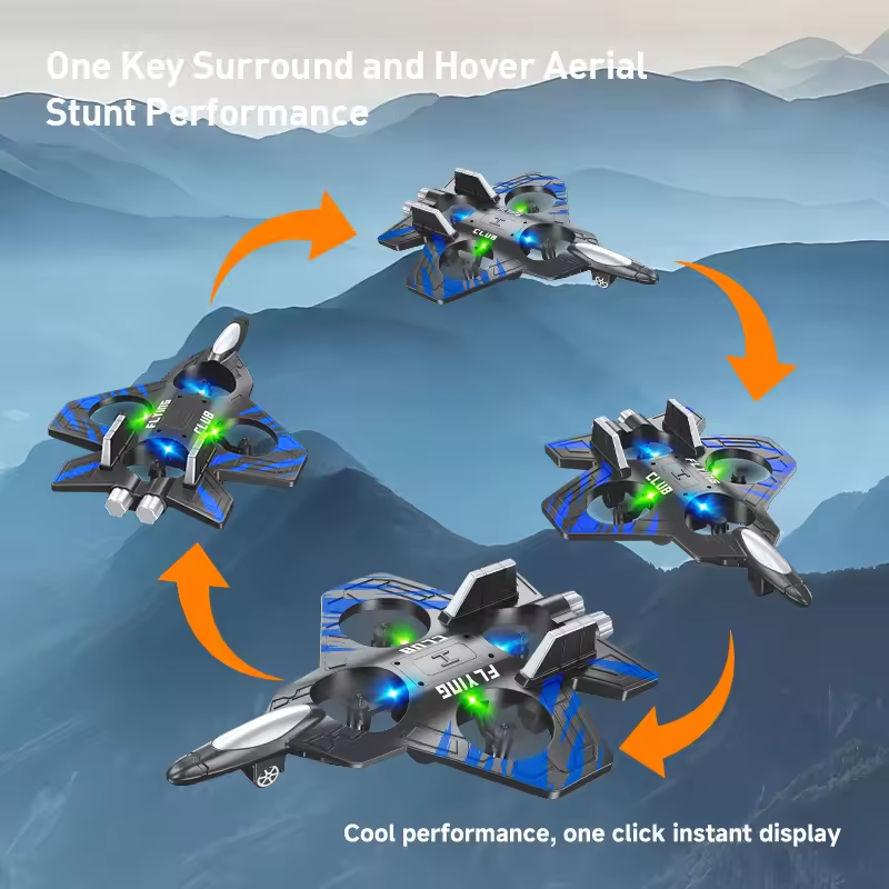 2.4GHz RC Six Axis Combat Fighter Jet Model