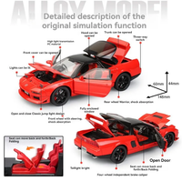 1:32 Diecast Honda Acura NSX Model Car