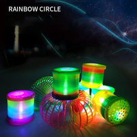 1Pcs Kids Magic Rainbow Spring With Light