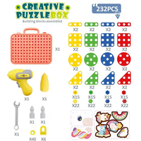 232Pcs DIY Creative Puzzle Box With Electric Drill