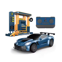 2.4GHz RC Electric Crazon Smoke Car With Petrol Station