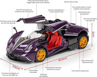 1:24 Diecast Pagani Huayra Model Car
