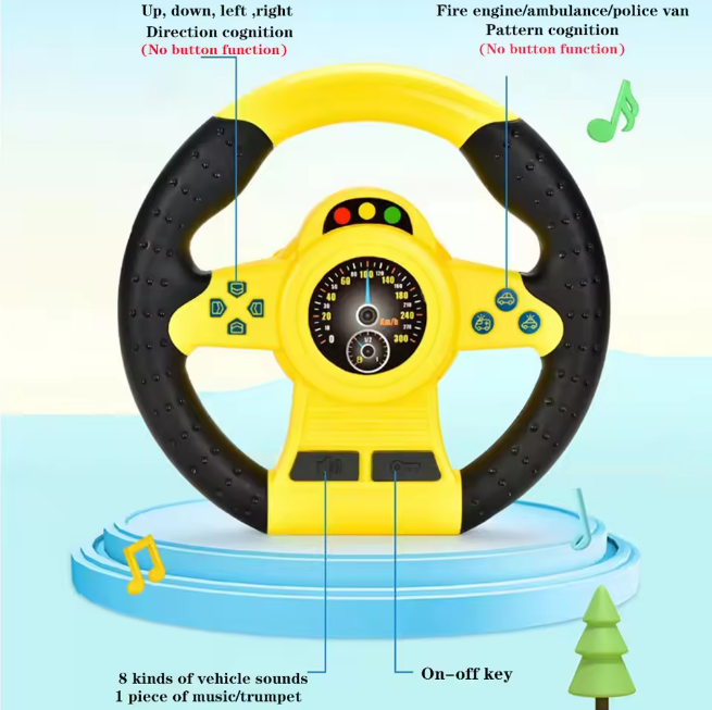 Simulate Driver Steering Wheel With Sound