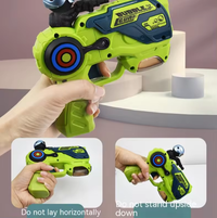 Electric Cool Lighting Space Bubble Gun With Sound