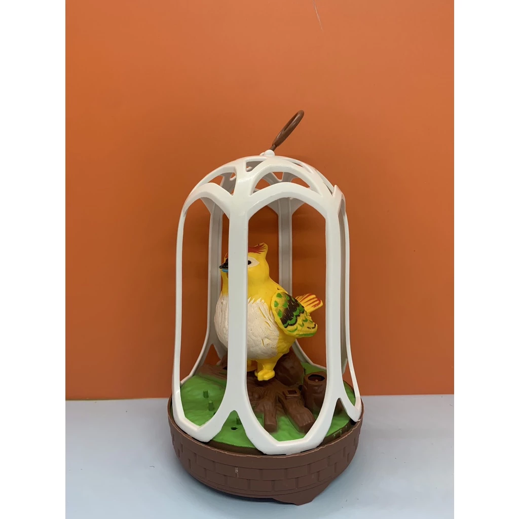 Kids Voice Interaction Musical Bird Cage With Lights