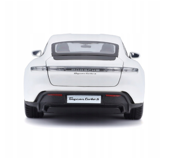 Bburago 1:24 Diecast Porsche Taycan Turbo S - White