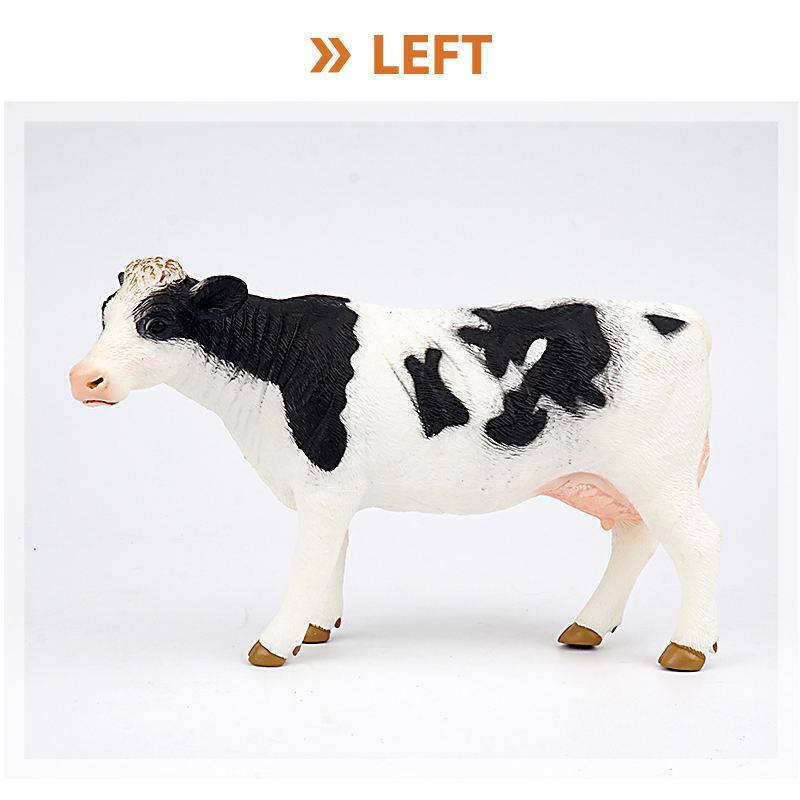 Premium Cow Animal Figure Toy - 1Pc