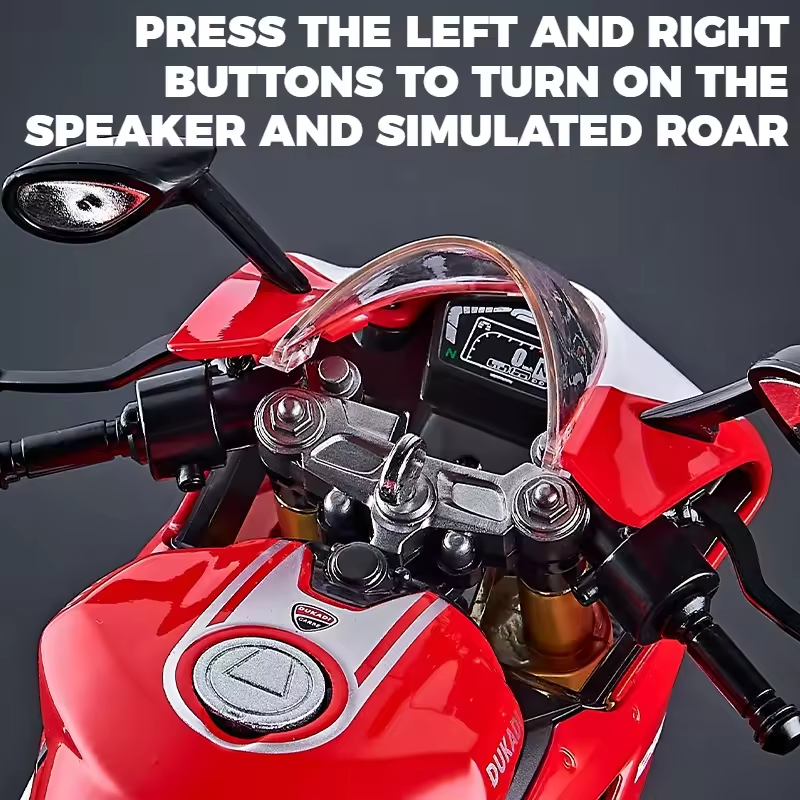 1:9 Diecast Ducati Bootable Spray Bike