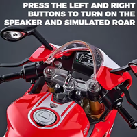 1:9 Diecast Ducati Bootable Spray Bike
