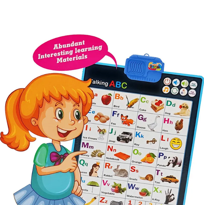Electronic Multi-functional Alphabet Learning Wall Chart