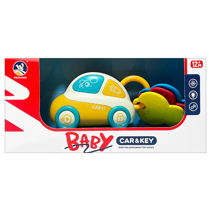 Kids Musical Car With Teether Keys