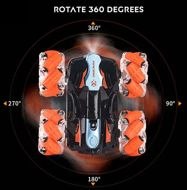 2.4G Remote & Gesture Controlled Stunt Car