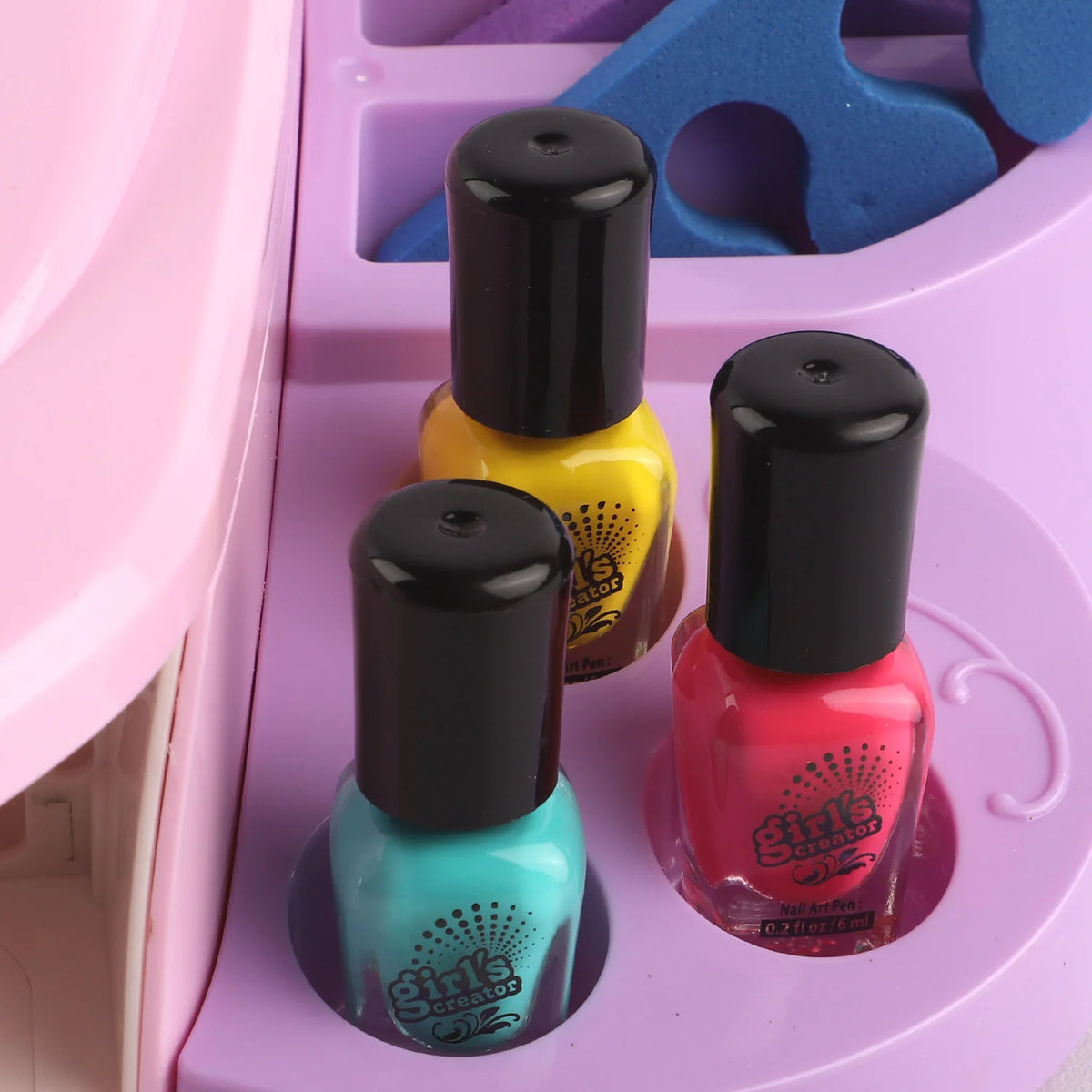 18Pcs Realistic Girls Super Spa Nail Art Kit