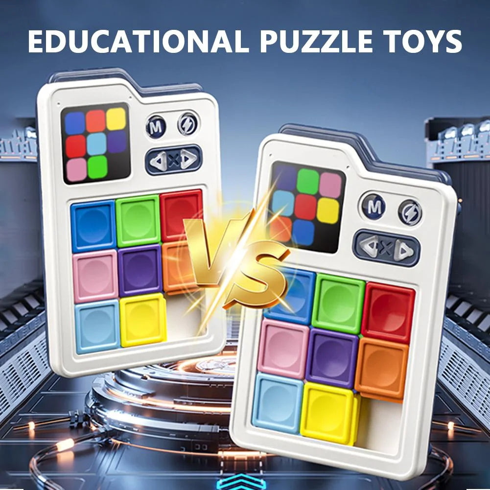 Electronic LED Display Slide Puzzle Game