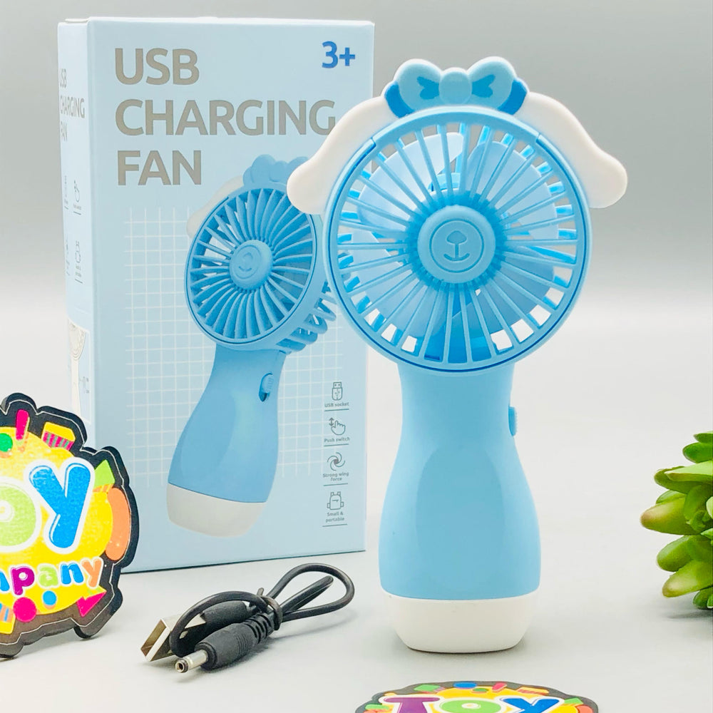 Rechargeable Mini Anime Sanrio Handheld Fan - Assortment