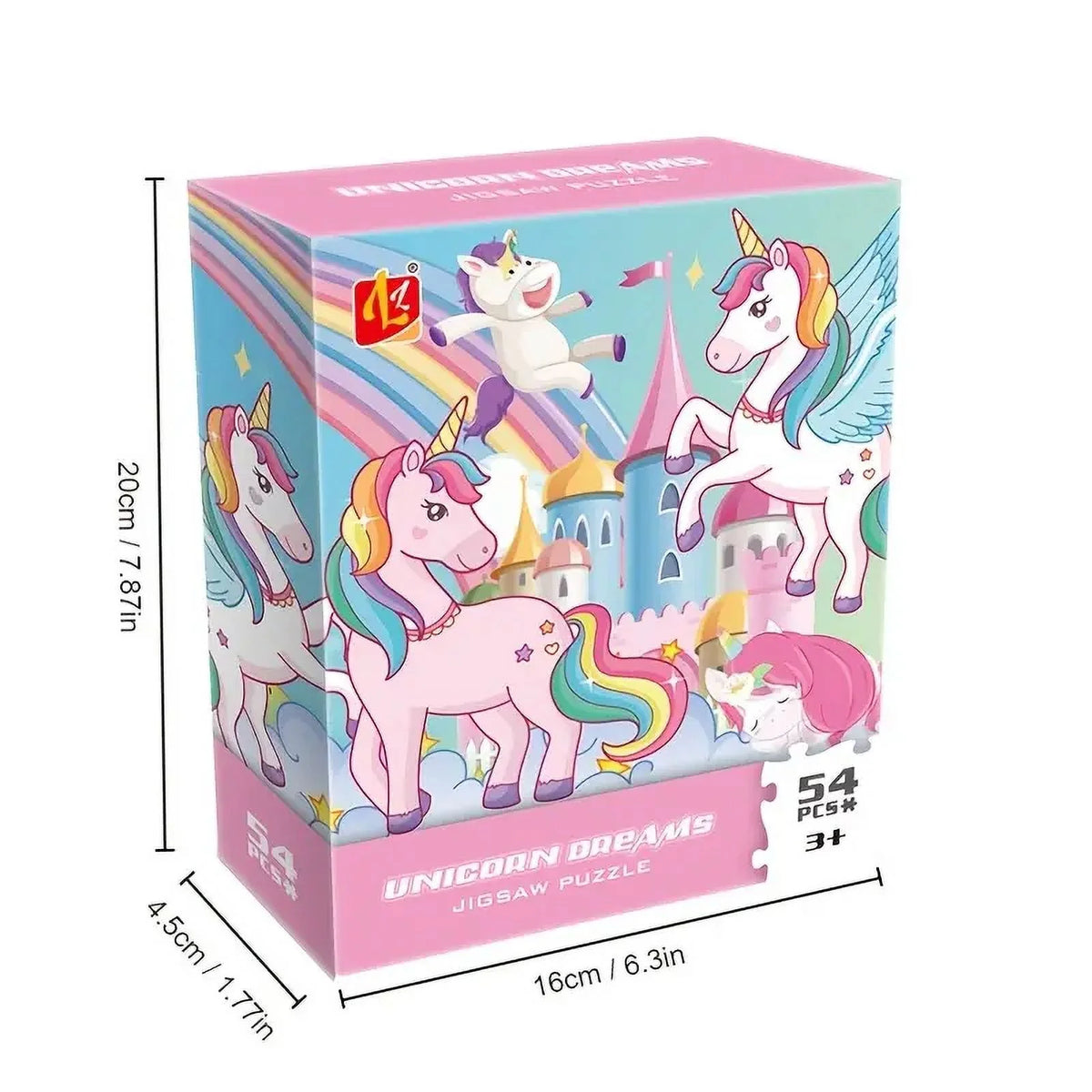 54Pcs Mini Unicorn Dream Jigsaw Puzzle Pieces