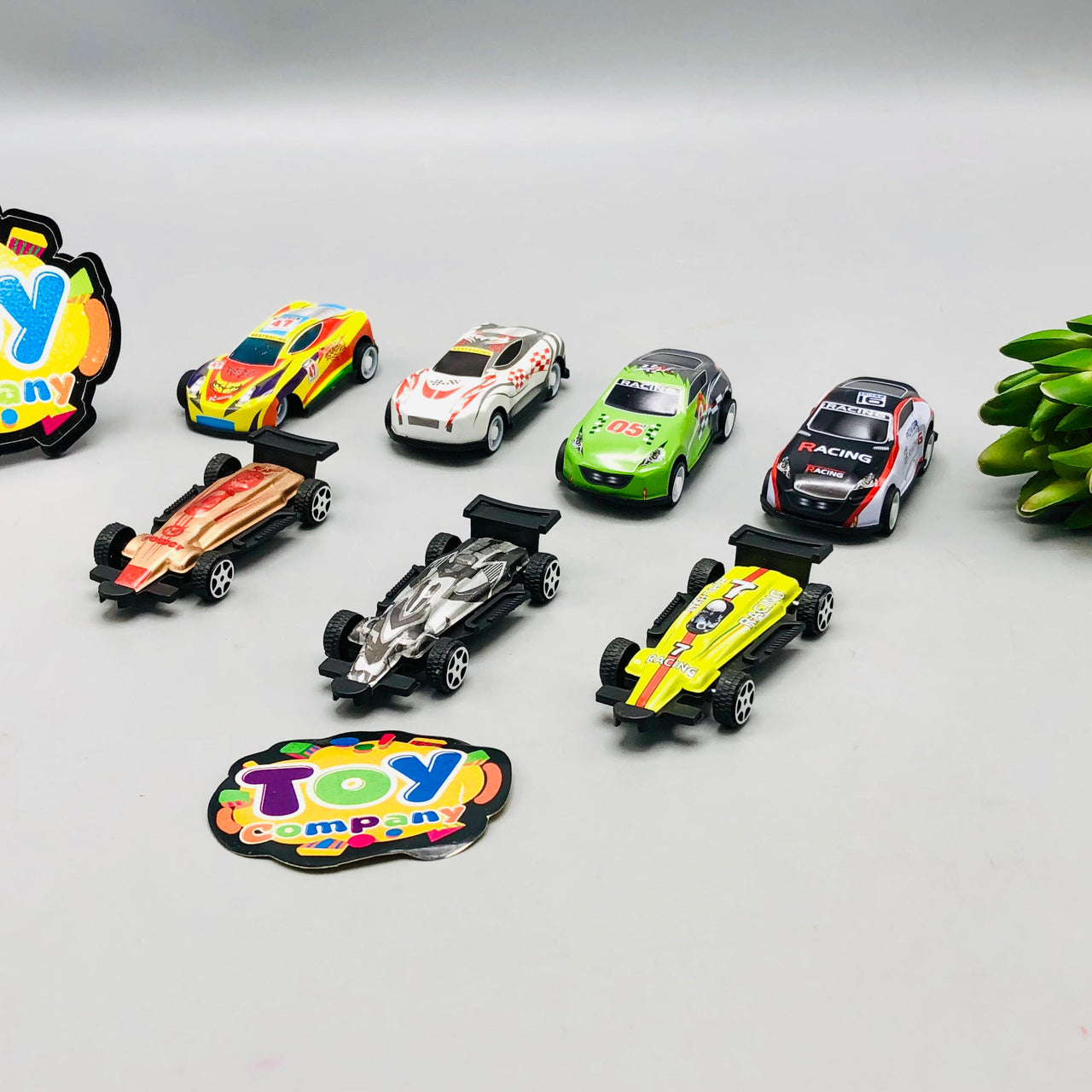 44Pcs Mini Metal Inertial Racing Cars Set