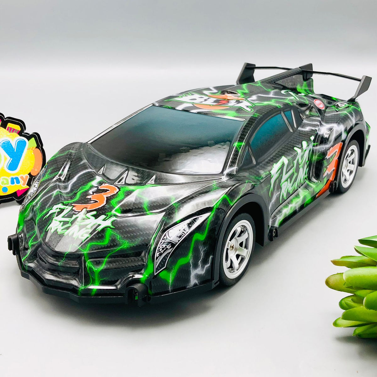 Remote Control Power Racing Car With RGB Lights & Sound