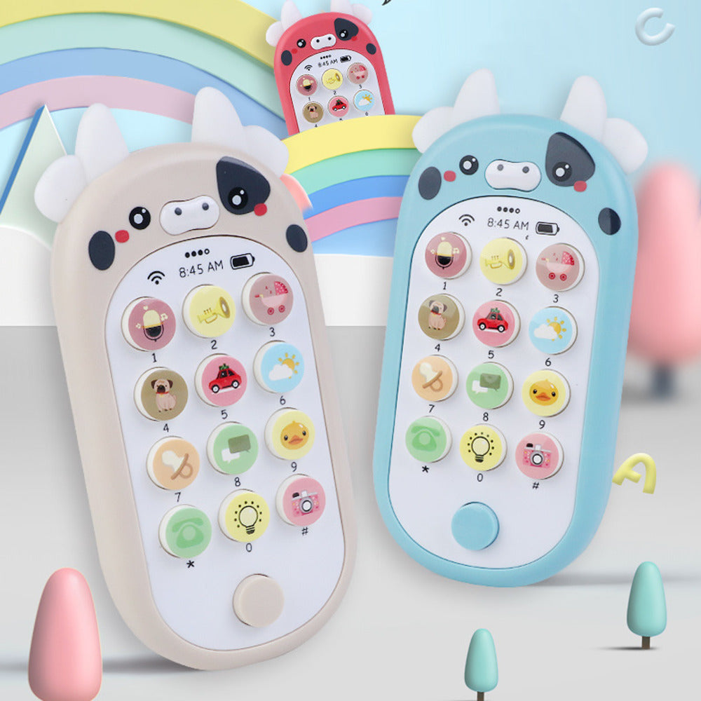 Kids Cartoon Musical Fun Mobile Phone With Lights
